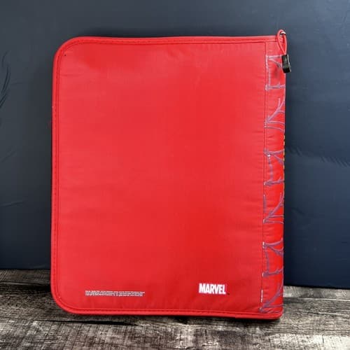 VTG 2003 Starpoint Marvel Spiderman 3 Ring Zippered Binder & Folder 3D Spiderman - Thumbnail 7