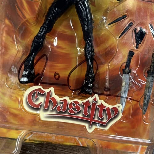 SIGNED 2001 Dark Alliance Series One Chastity Action Figure Chaos Comics 7" - Thumbnail 3