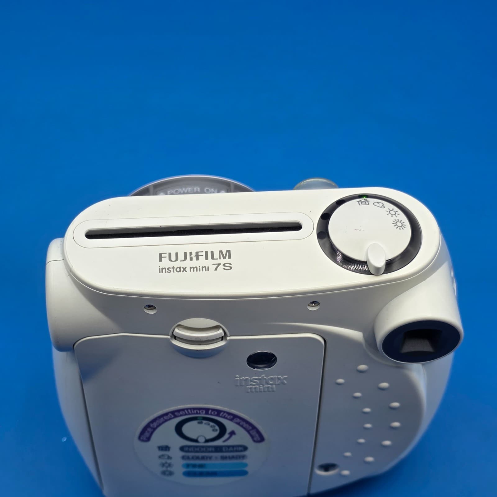 FUJIFILM INSTAX MINI 7S CAMERA WORKS!! White - Thumbnail 5