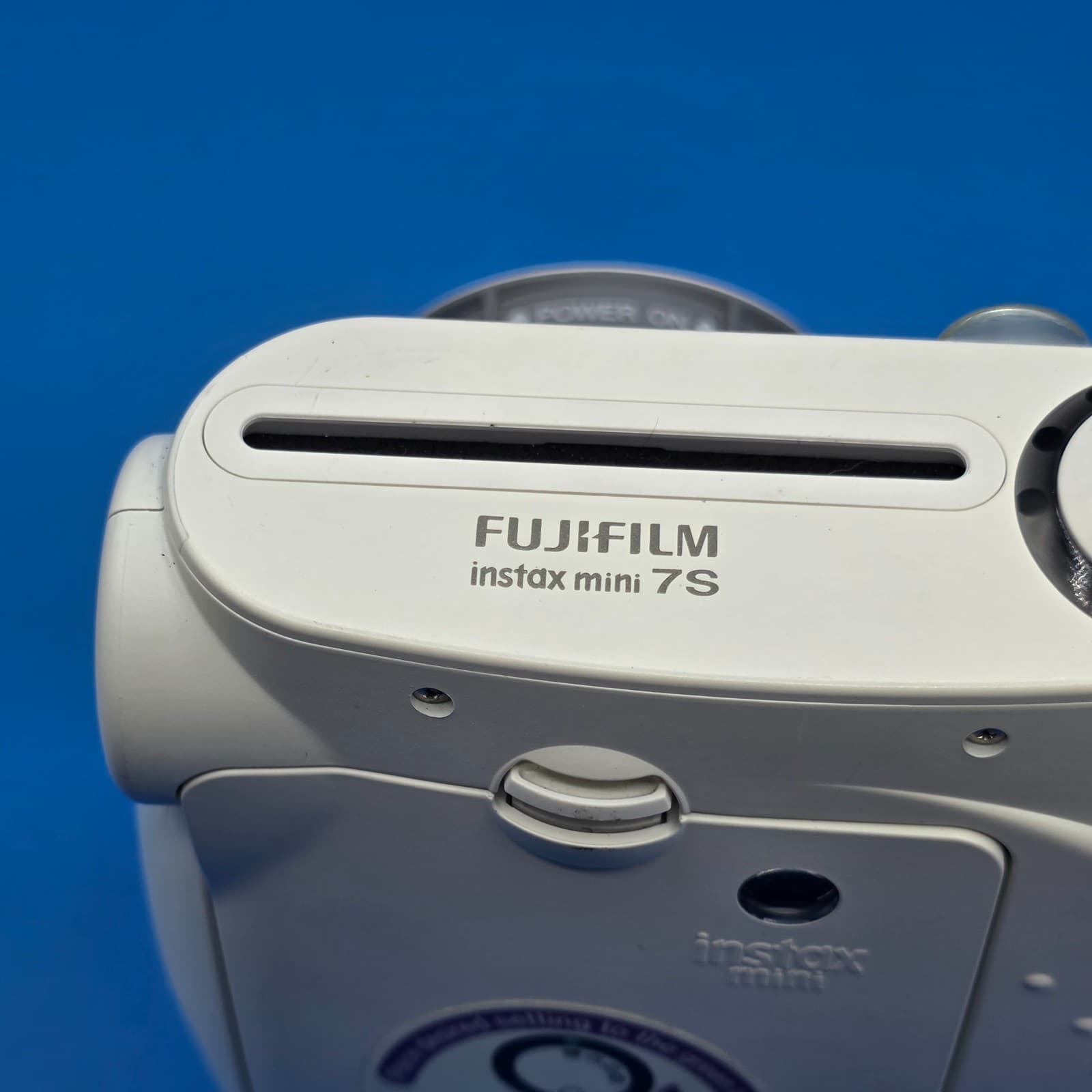 FUJIFILM INSTAX MINI 7S CAMERA WORKS!! White - Thumbnail 6