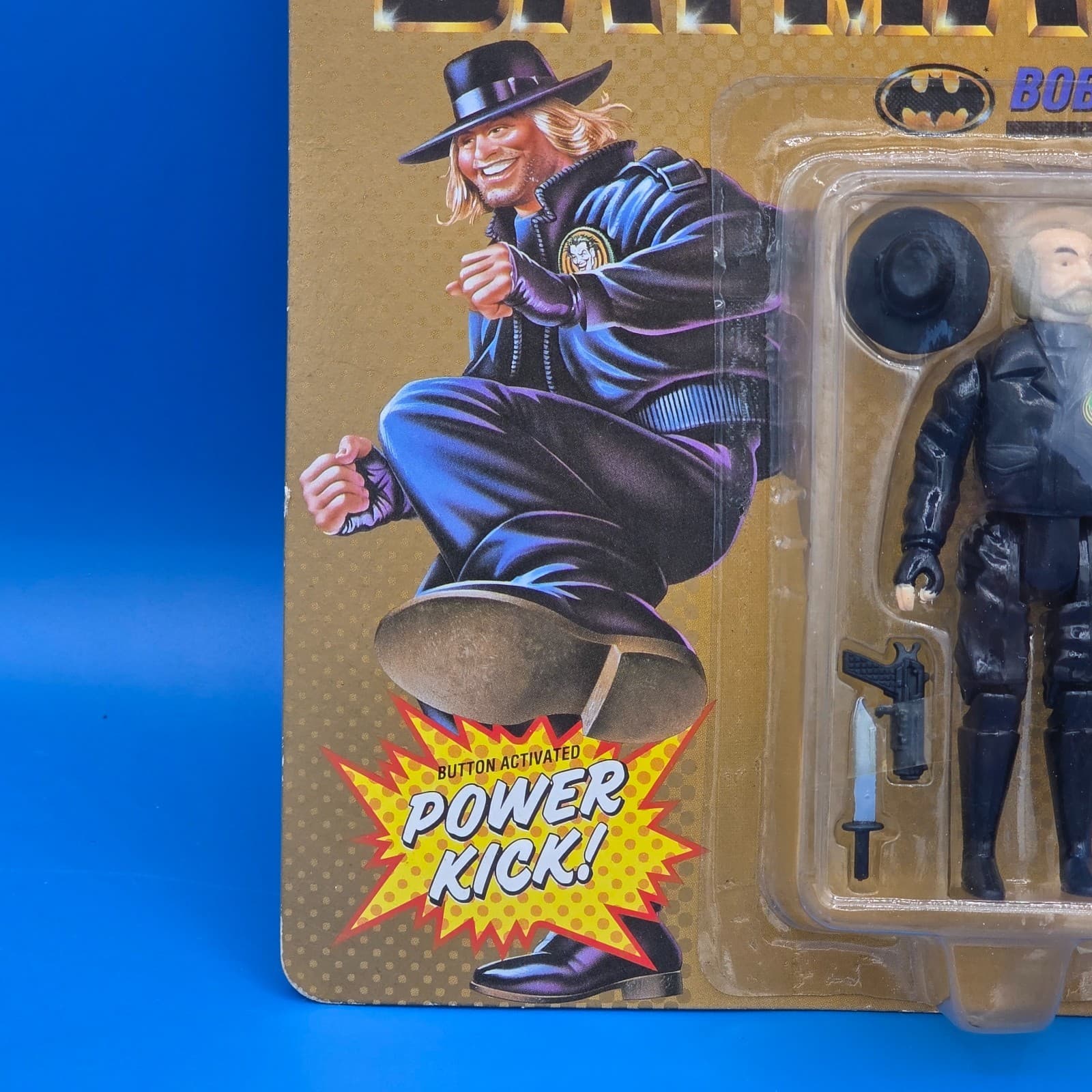 TOY BIZ BOB JOKERS GOON POWER KICK ACTION FIGURE BATMAN 1989 DC COMIC MJ - Thumbnail 2
