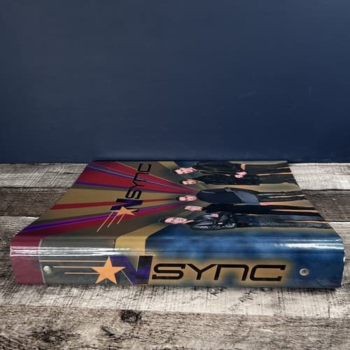 VTG 2001 Winterland NSYNC 3 Ring Binder & Stickers Justin Lance Joey JC Chris - Thumbnail 10