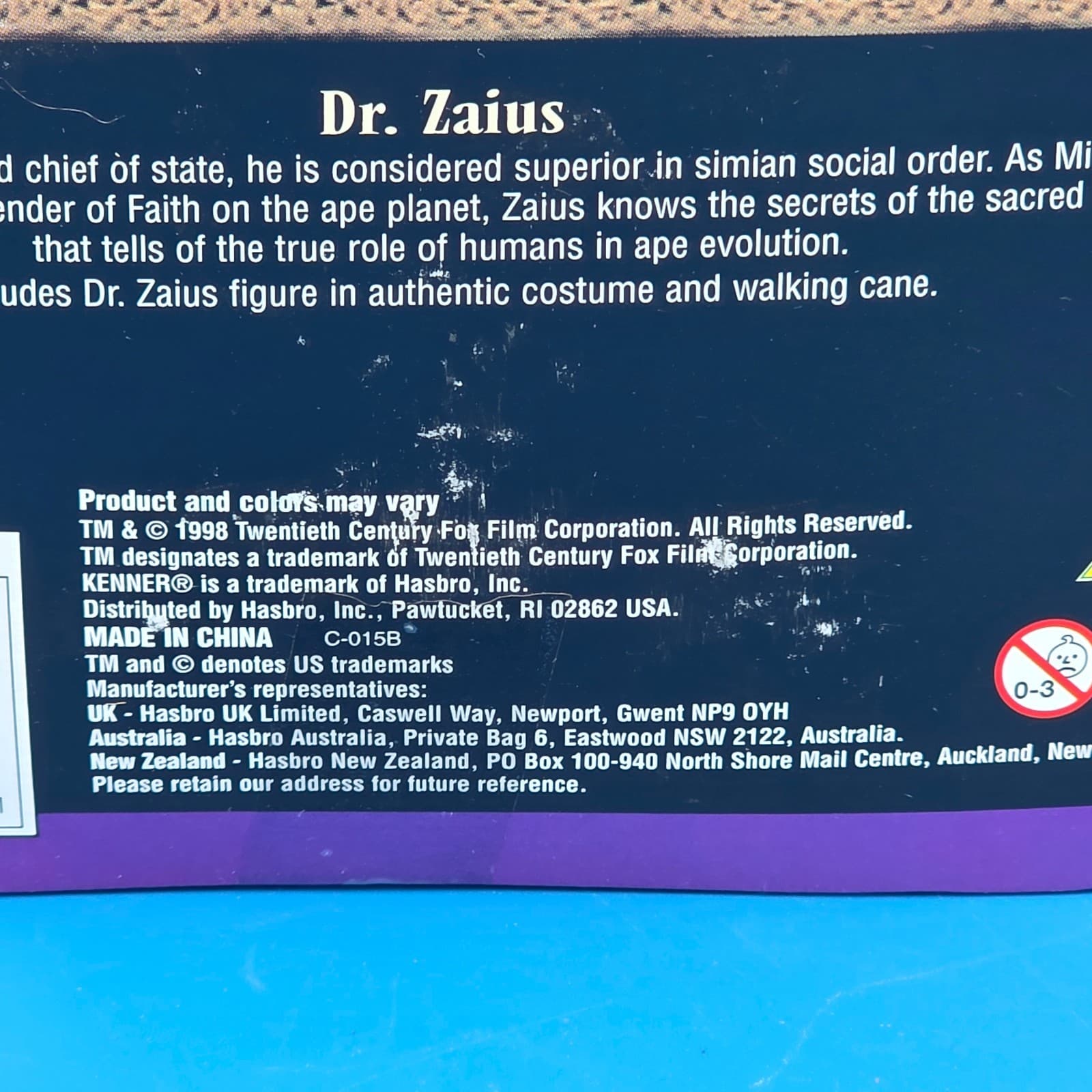 Planet of the Apes 30th Anniversary Dr. Zaius 12" Figure 1998 Hasbro Signature - Thumbnail 7