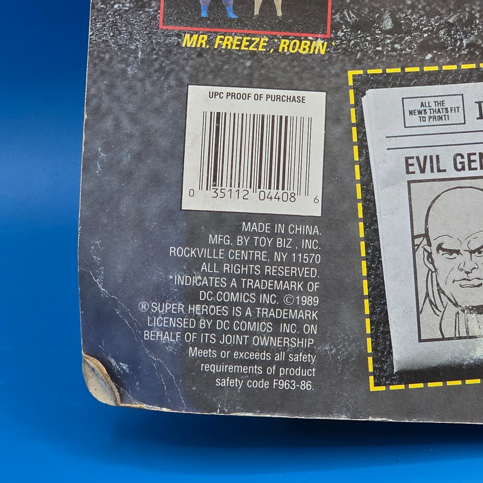 ToyBiz 1989 DC Comics Super Heroes Lex Luthor Action Figure - Thumbnail 5