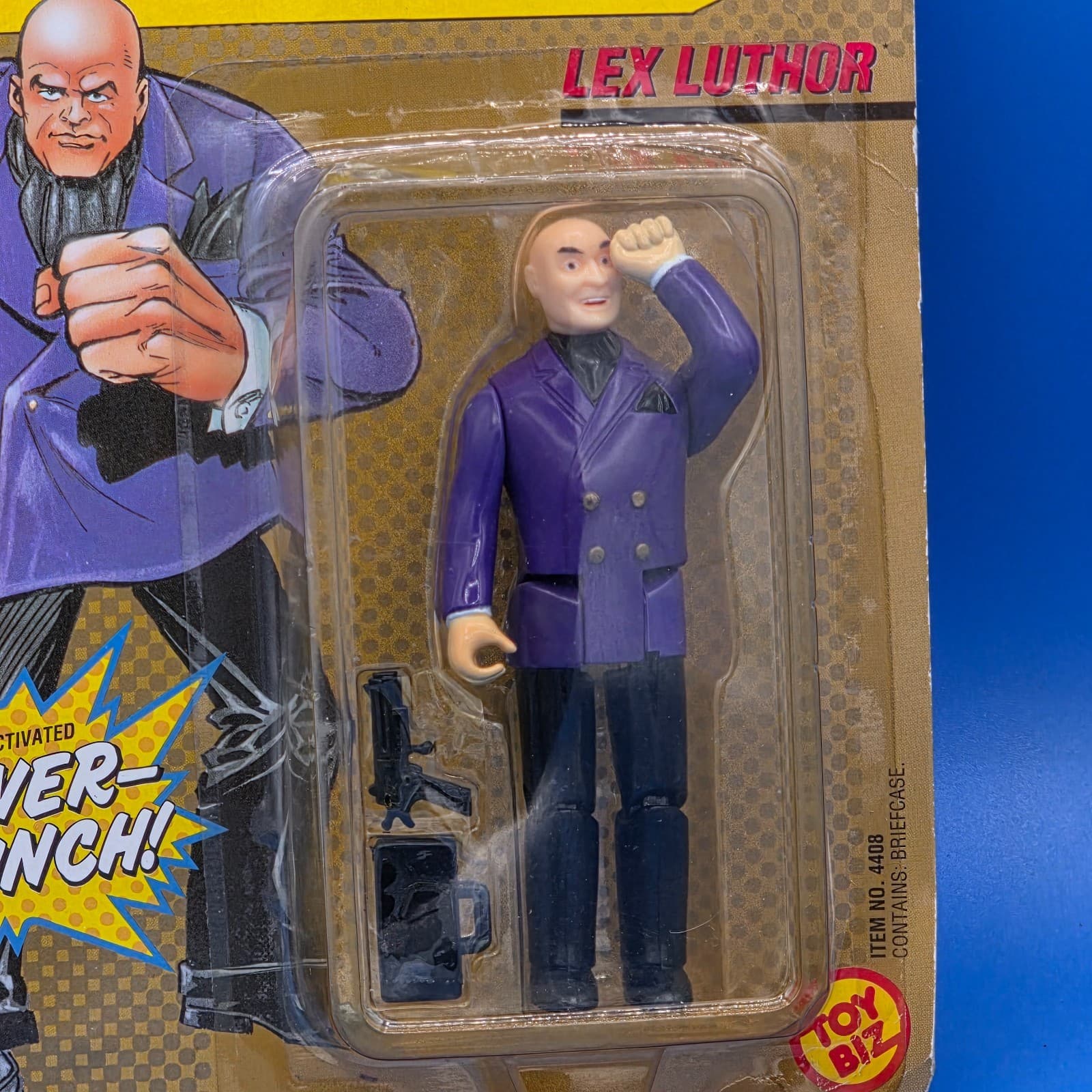 ToyBiz 1989 DC Comics Super Heroes Lex Luthor Action Figure - Thumbnail 3