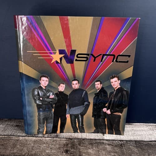 VTG 2001 Winterland NSYNC 3 Ring Binder & Stickers Justin Lance Joey JC Chris - Thumbnail 5