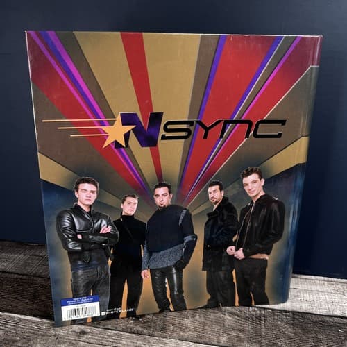 VTG 2001 Winterland NSYNC 3 Ring Binder & Stickers Justin Lance Joey JC Chris - Thumbnail 6