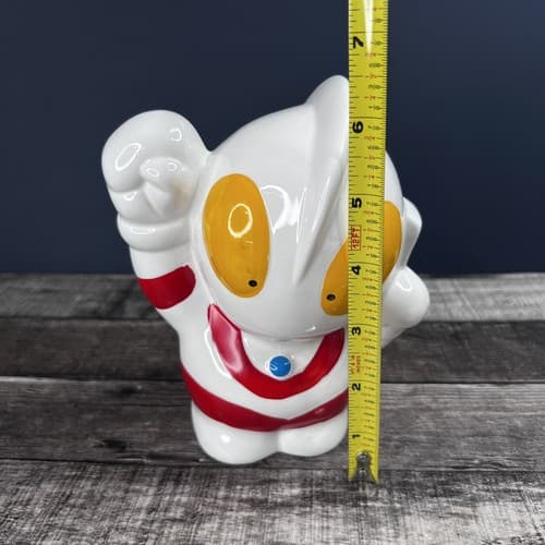 Vintage Ultraman 6.5" Coin Bank Piggy Bank Plaster - Thumbnail 9