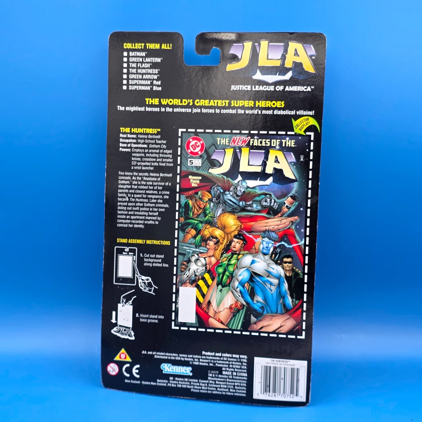 Kenner JLA Justice League Of America The Huntress 1998 5" Action Figure Vintage - Thumbnail 4