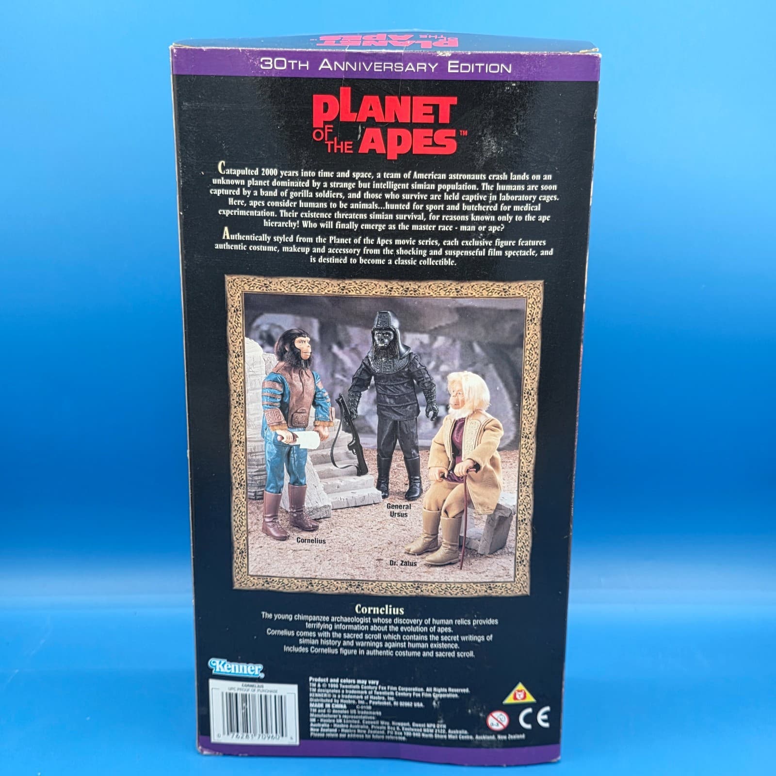 1998 Hasbro Signature Series Planet Of The Apes Cornelius Action Figure NRFB - Thumbnail 6