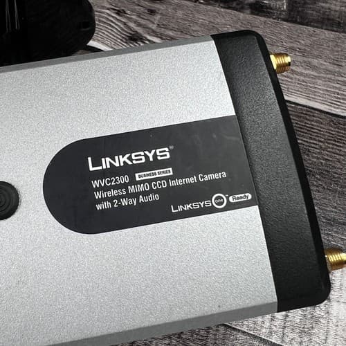 FOR PARTS OR REPAIR Linksys WVC2300 Wireless MMO CCD Security Video Camera - Thumbnail 2