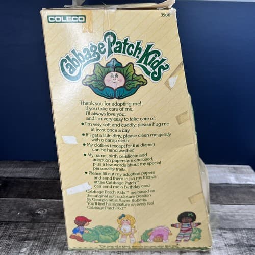 Vintage 1983 Cabbage Patch Kids Girl Doll No certificate 3900 - Thumbnail 4