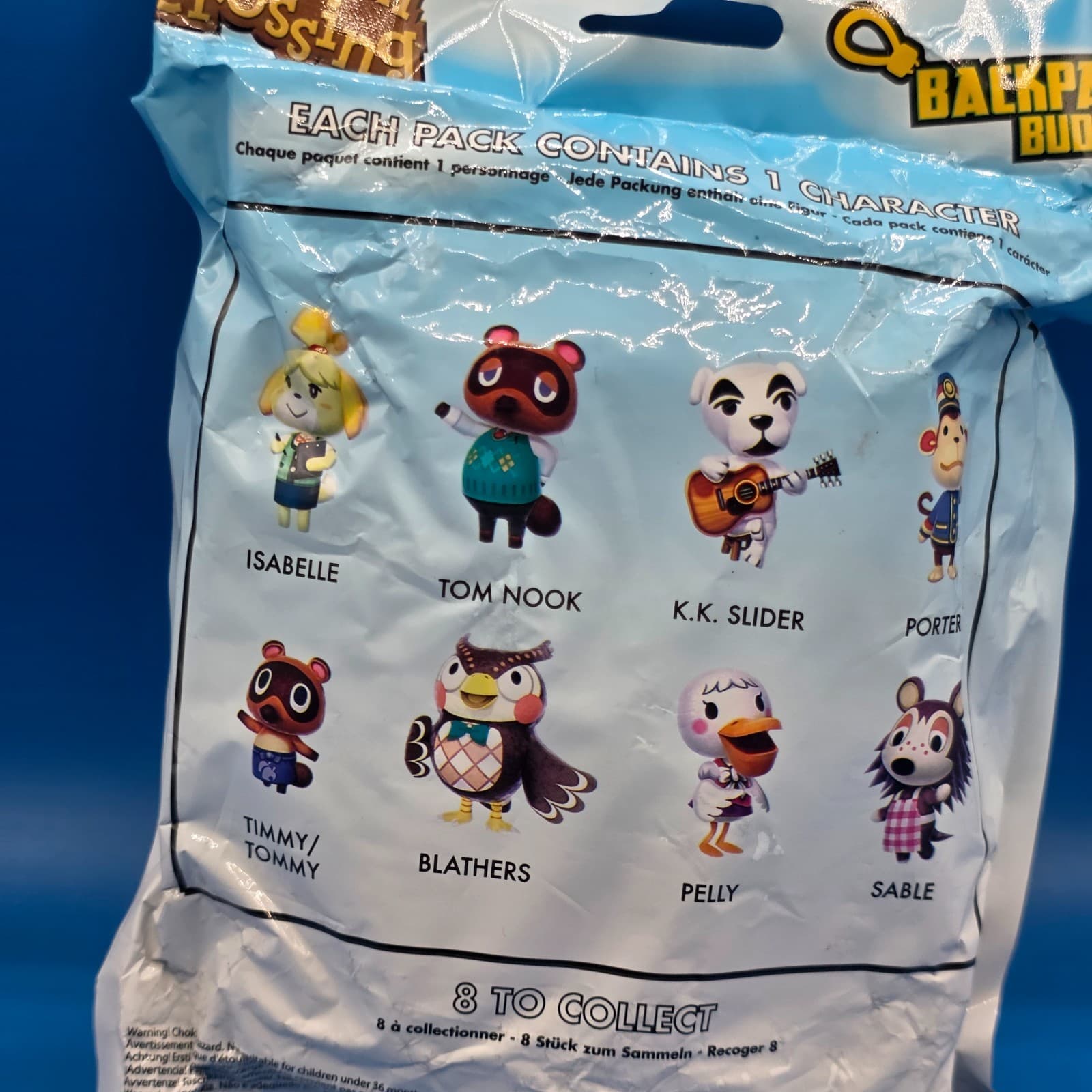 Nintendo Welcome To Animal Crossing Backpack Buddies Mystery Blind Bag NEW - Thumbnail 3
