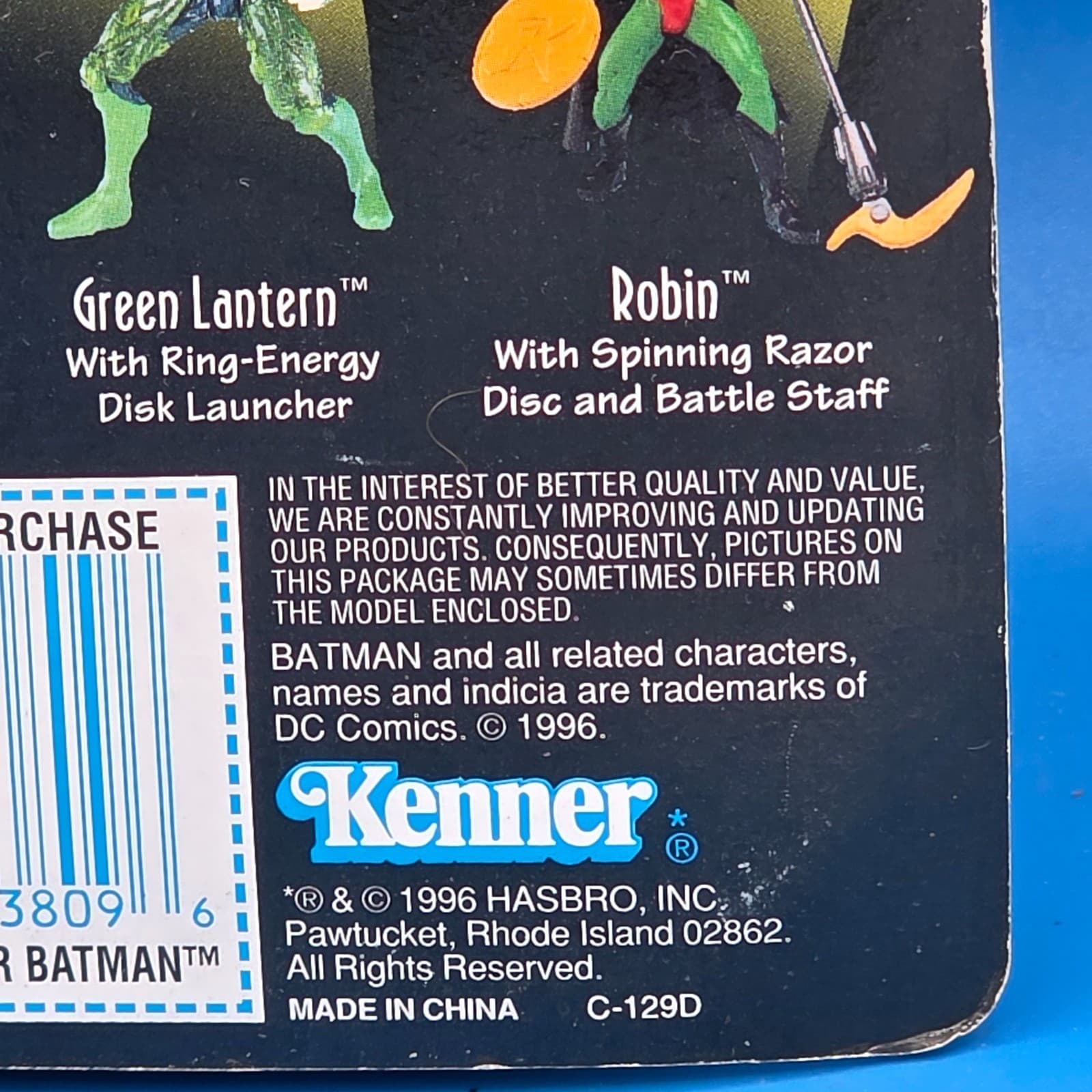 Fractal Armor Batman Total Justice DC Action Figure Vintage Kenner 1996 90's New - Thumbnail 4