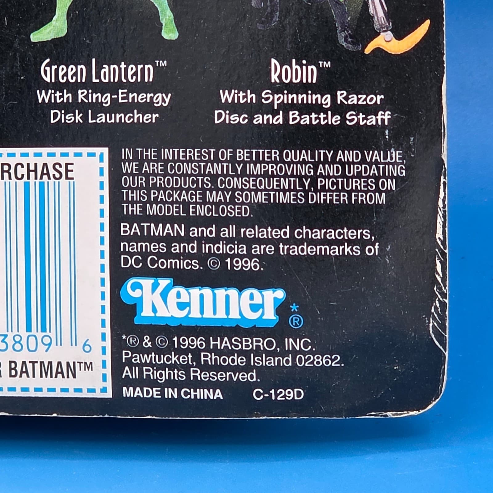 Fractal Armor Batman Total Justice DC Action Figure Vintage Kenner 1996 90's New - Thumbnail 4