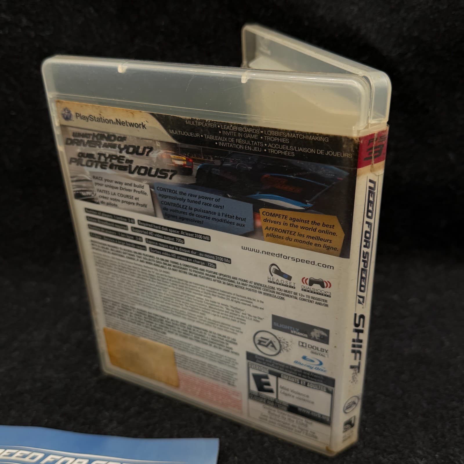 Need for Speed Shift PlayStation 3 PS3 CIB Game - Thumbnail 4
