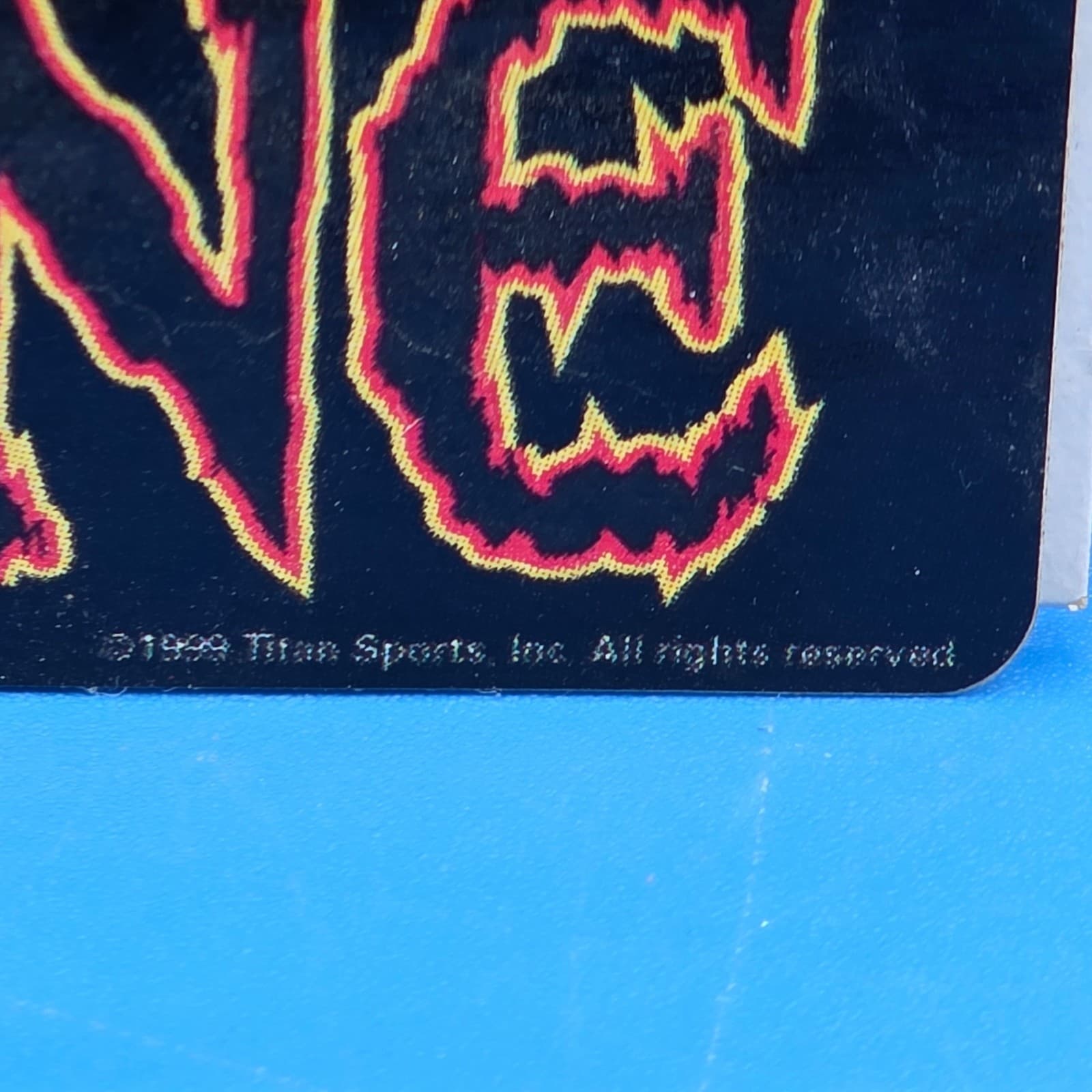 Vtg WWF Attitude Era KANE Vending Machine Prism Sticker Excellent NEW! #2 - Thumbnail 3