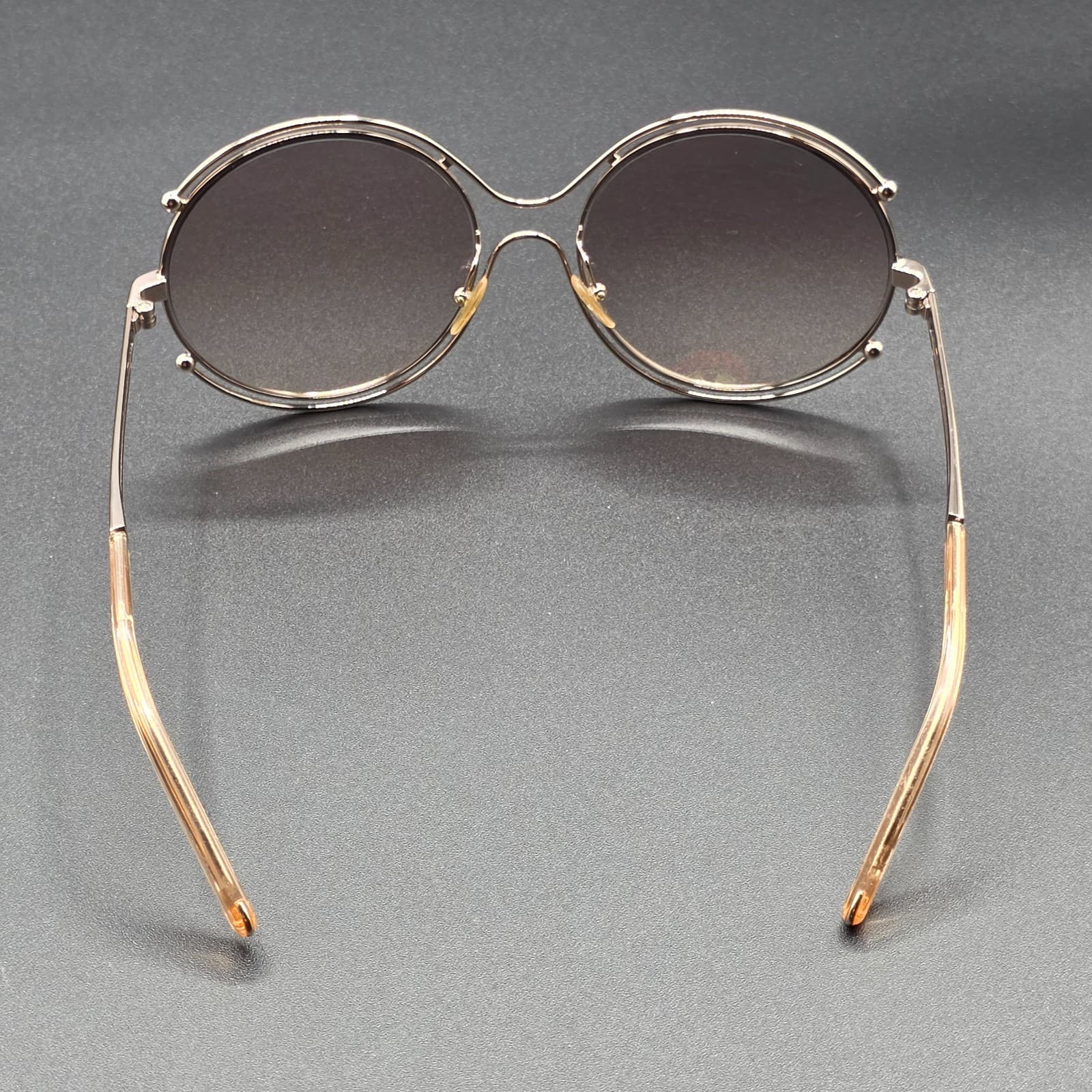 Chloé ISIDORA CE122S 785 rose gold peach/light grey shaded Sunglasses - Thumbnail 6