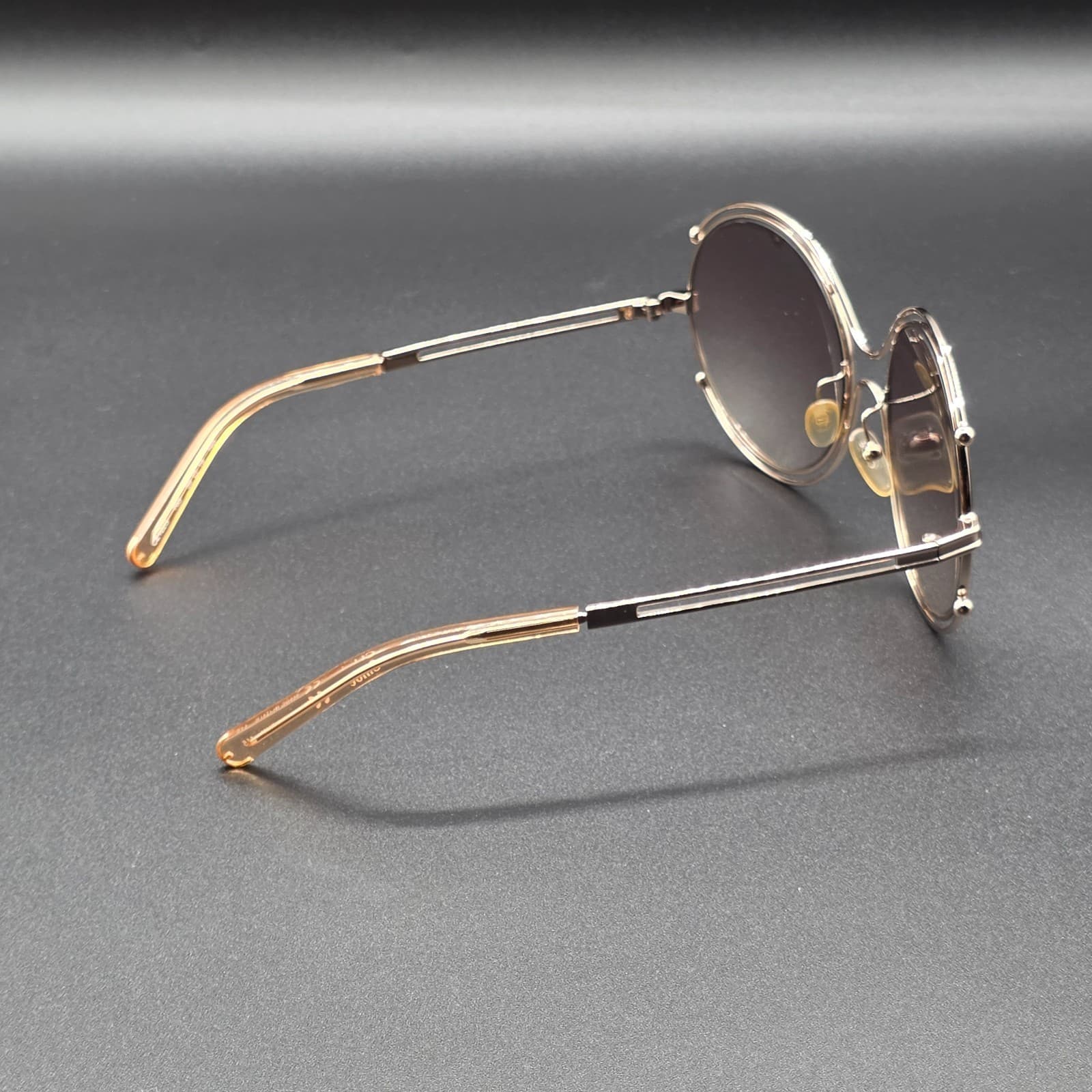 Chloé ISIDORA CE122S 785 rose gold peach/light grey shaded Sunglasses - Thumbnail 7
