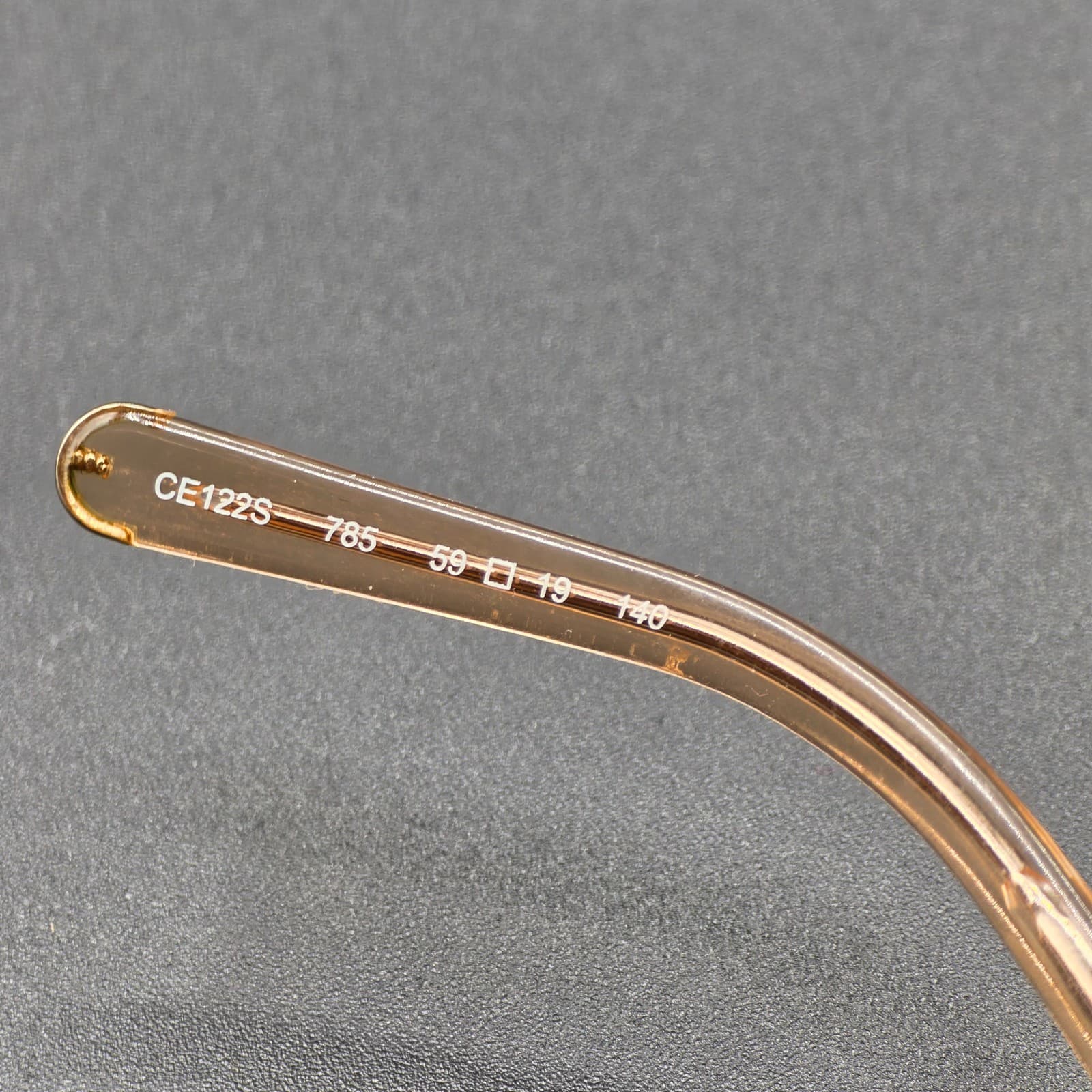Chloé ISIDORA CE122S 785 rose gold peach/light grey shaded Sunglasses - Thumbnail 12