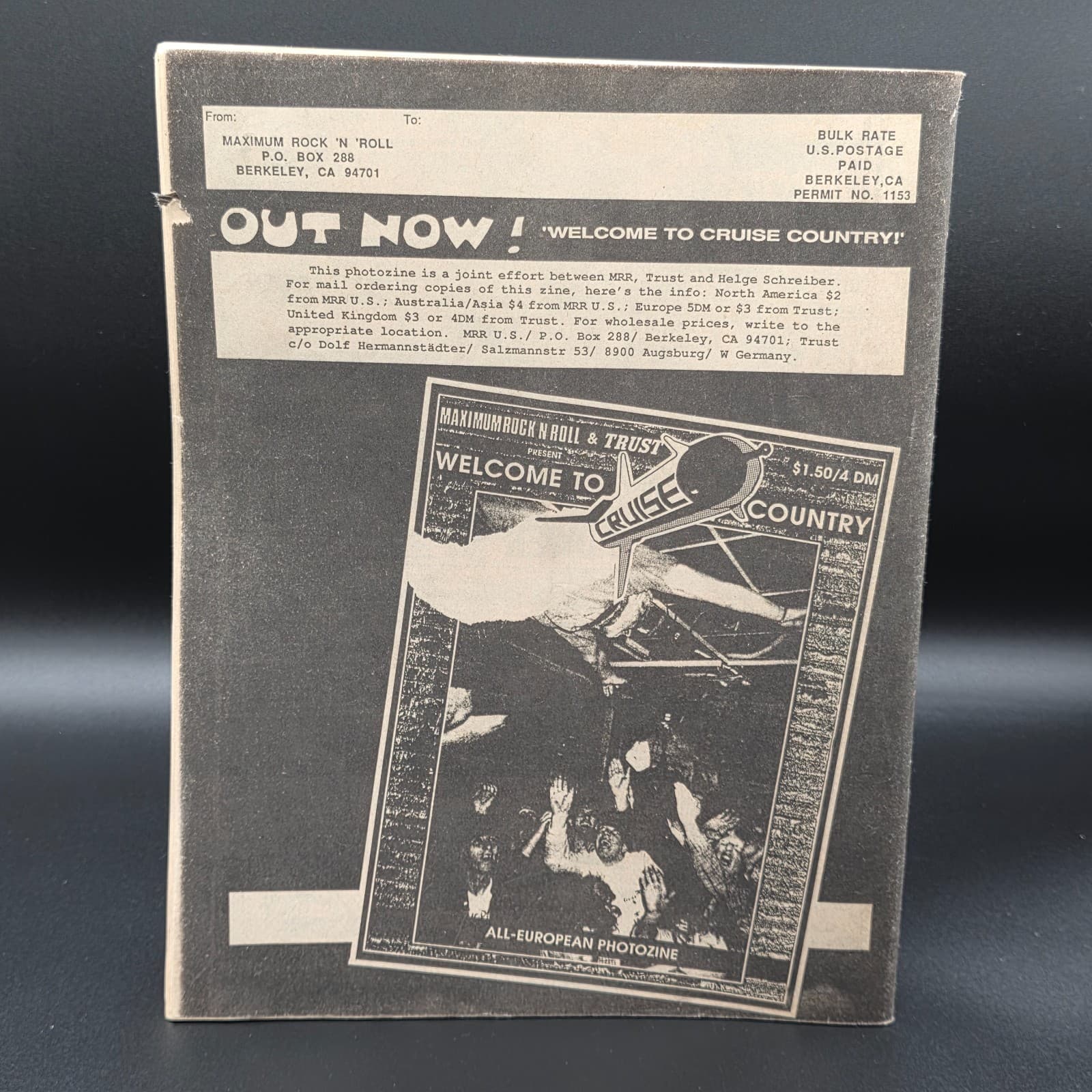 MAXIMUM ROCK N ROLL FANZINE-SEPTEMBER 1987-#52-THE SECRET GOVERNMENT-FRATRICIDE - Thumbnail 4