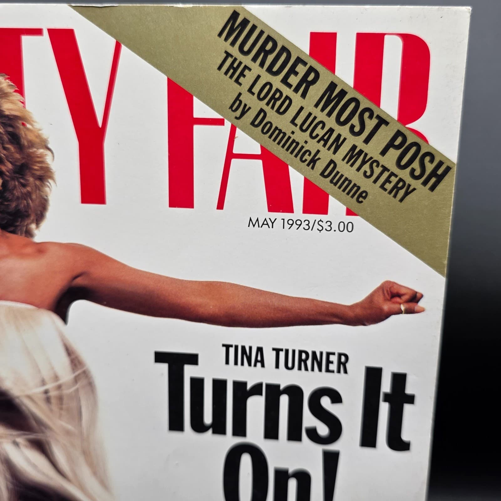 1993 MAY VANITY FAIR FASHION MAGAZINE - TINA TURNER COVER - Thumbnail 2