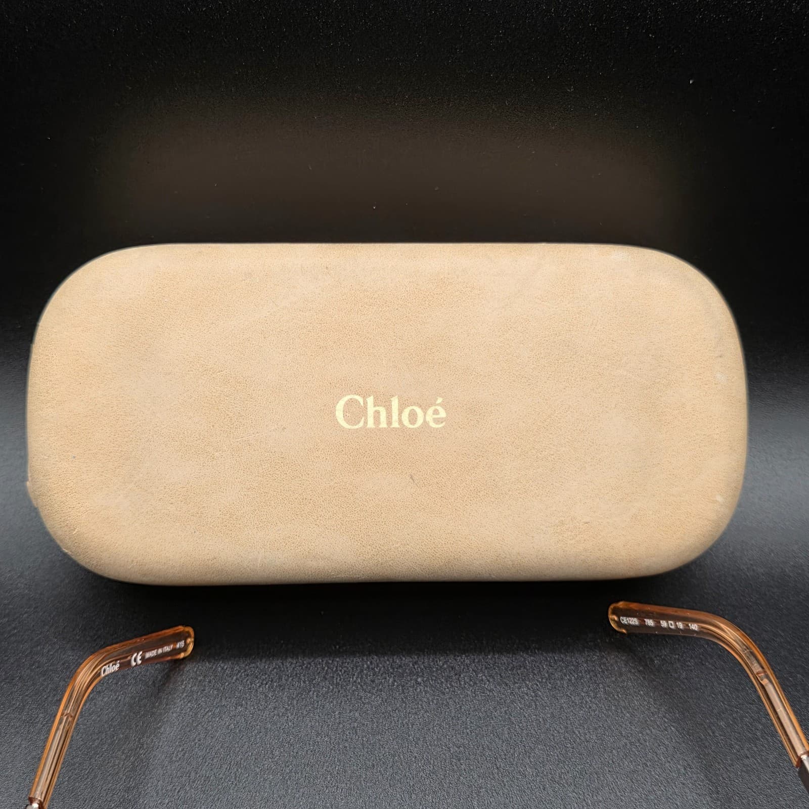 Chloé ISIDORA CE122S 785 rose gold peach/light grey shaded Sunglasses - Thumbnail 2