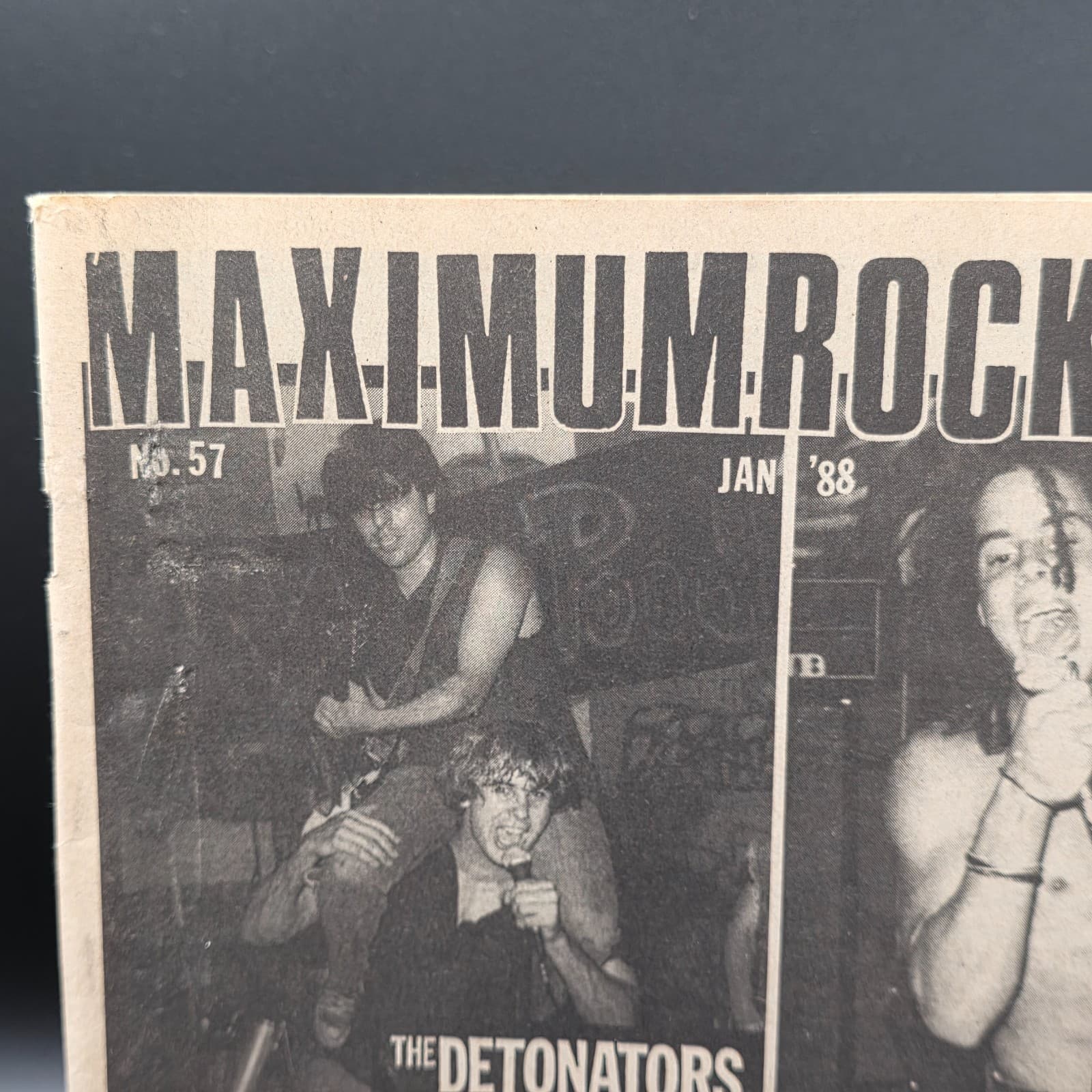 MAXIMUM ROCKNROLL Punk Rock Magazine Fanzine 57 January 1988 UK Punk Scene - Thumbnail 2