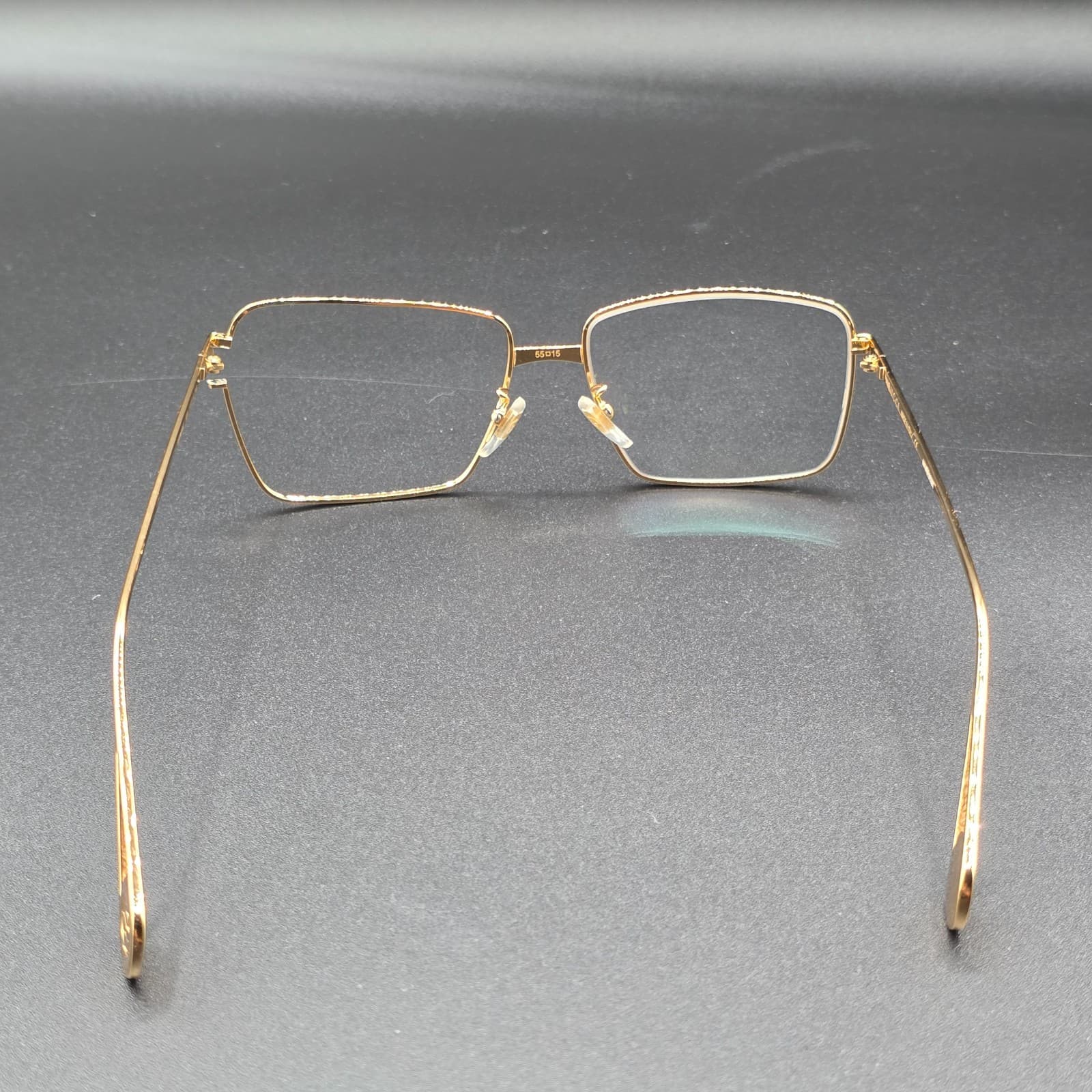 FOR PARTS OR REPAIR GUCCI GG0439O 006 GOLD AUTHENTIC FRAMES EYEGLASSES - Thumbnail 7