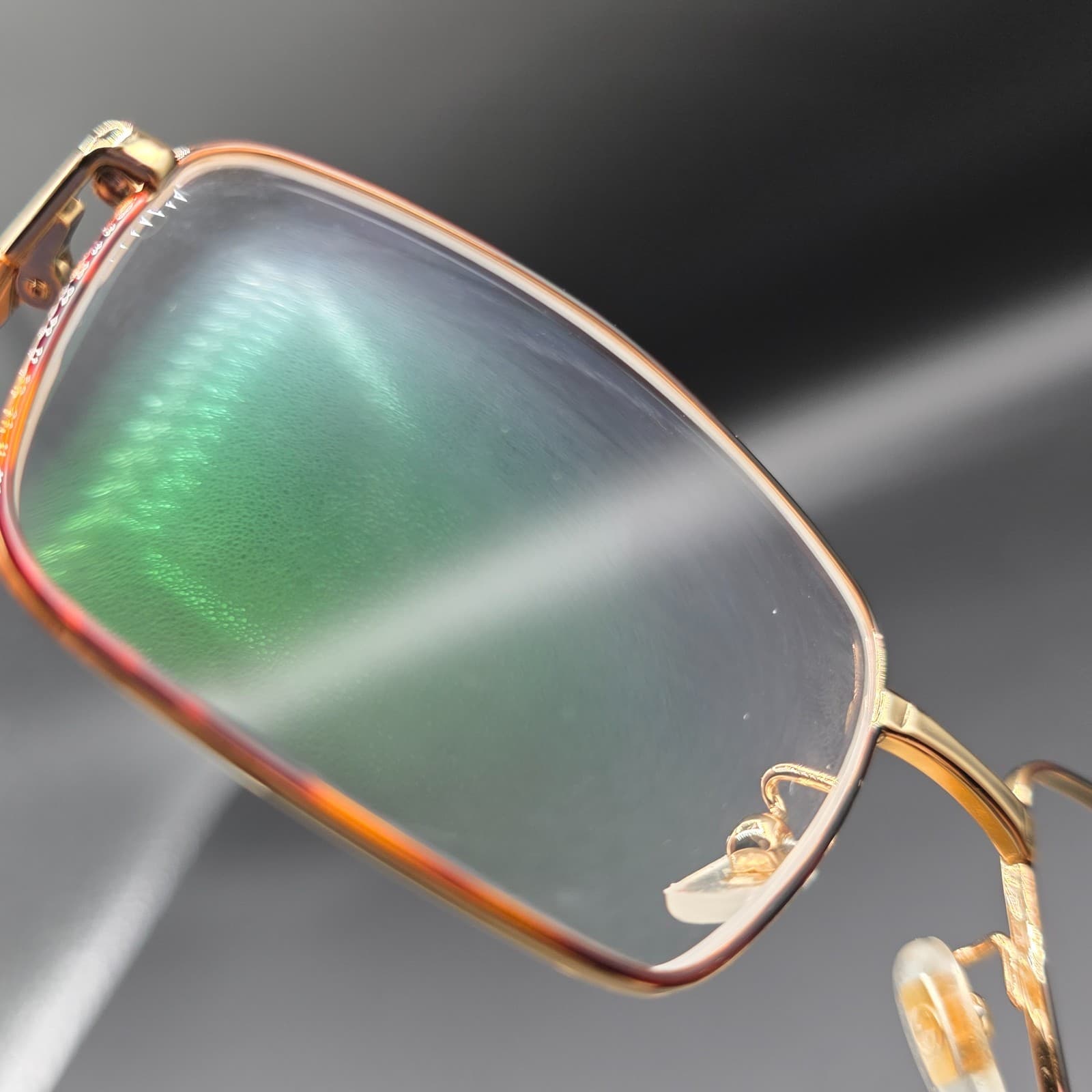 FOR PARTS OR REPAIR GUCCI GG0439O 006 GOLD AUTHENTIC FRAMES EYEGLASSES - Thumbnail 10