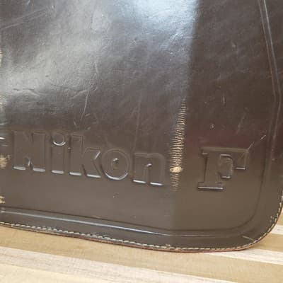 Vintage Nikon F Leather Camera Case Bag MISSING COMPARTMENTS Rare - Thumbnail 2