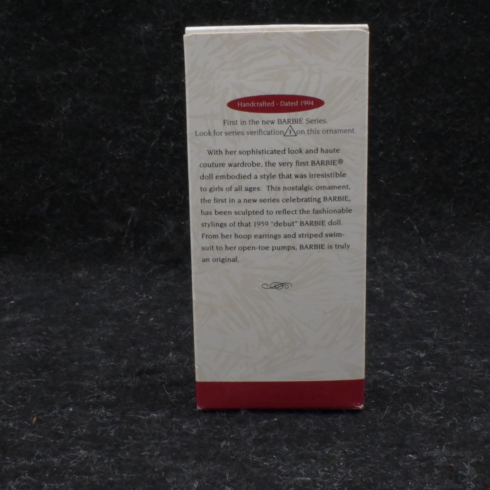 Hallmark Barbie 1994 Keepsake Ornament Debut-1959 1st in Series - Thumbnail 4