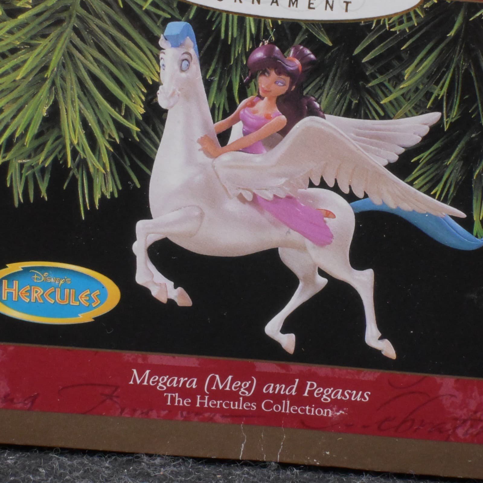 1997 Vintage Hallmark Ornament Disney's Hercules Megara Meg and Pegasus K - Thumbnail 2