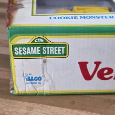 Vintage 90s SESAME STREET VEHICLE SET Bert Ernie Big Bird Cookie Monster car toy - Thumbnail 6