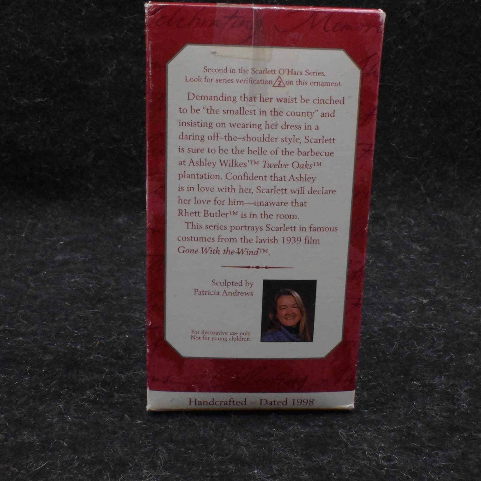 1998 Hallmark Keepsake Ornament Scarlett O’Hara Gone With the Wind #2 Series - Thumbnail 3