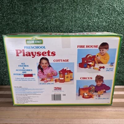 TYCO 1993 Sesame Street Airport Vintage Playset Planes Big Bird Ernie Figures - Thumbnail 3