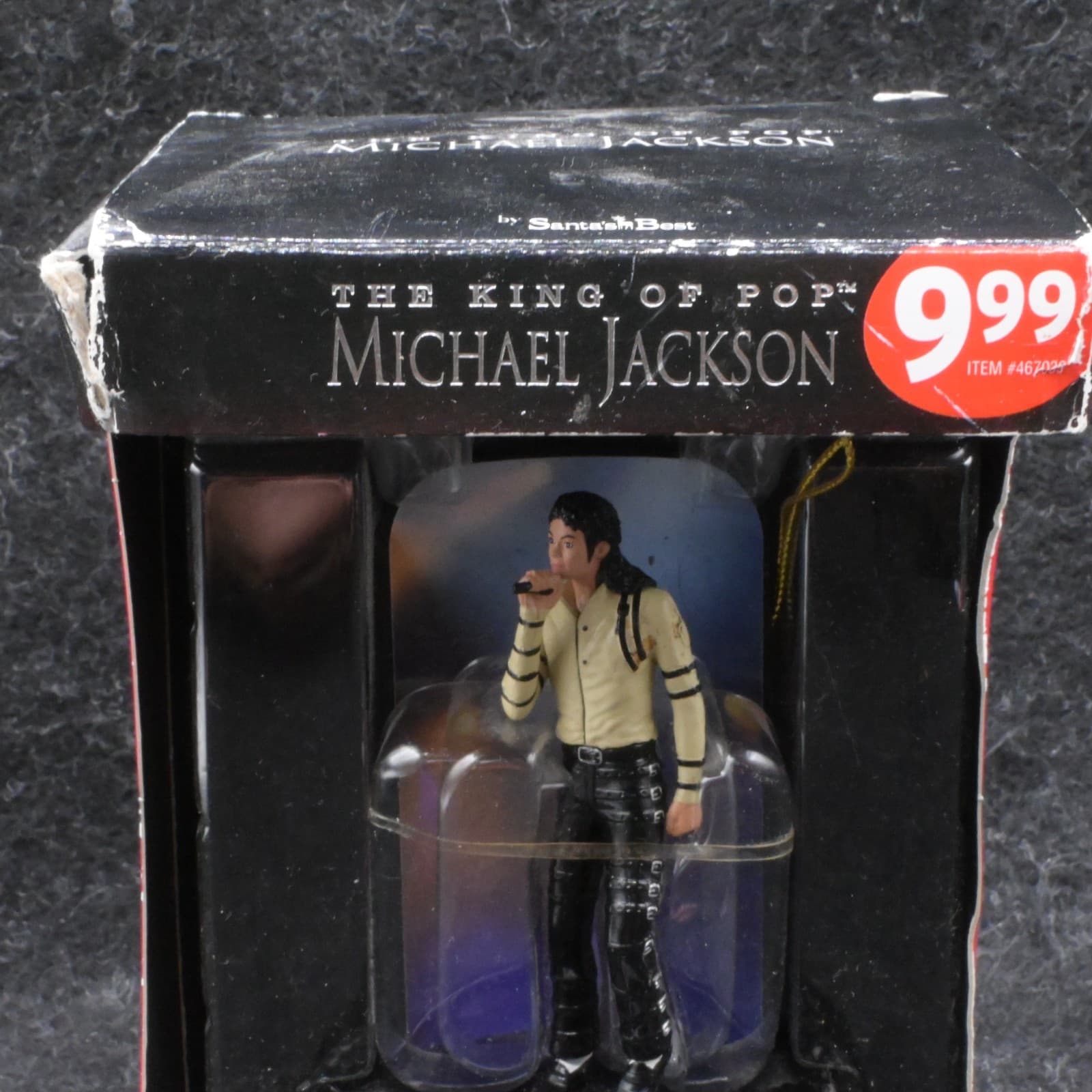 Michael Jackson The King Of Pop With Mic Santa’s Best Christmas Collectible Orna - Thumbnail 4