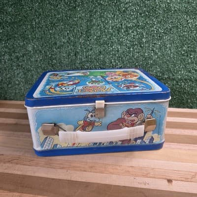 Vintage 1985 Jim Henson's Muppet Babies Metal Lunch Box Tin With Thermos Kermit - Thumbnail 6