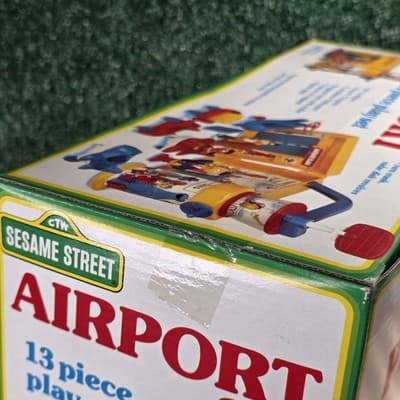 TYCO 1993 Sesame Street Airport Vintage Playset Planes Big Bird Ernie Figures - Thumbnail 7