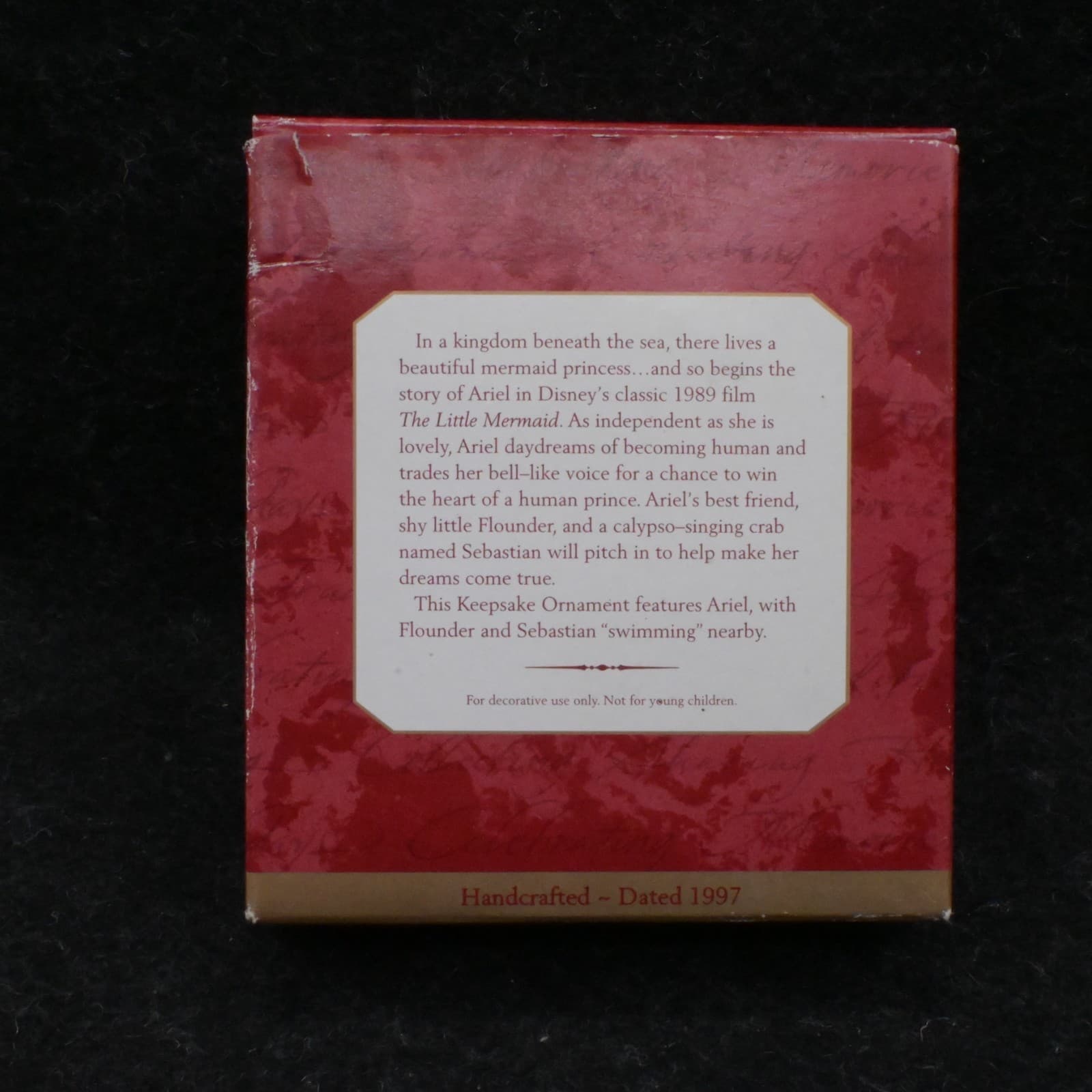 Hallmark Keepsake 1997 Ornament Disney's Ariel The Little Mermaid - Thumbnail 3