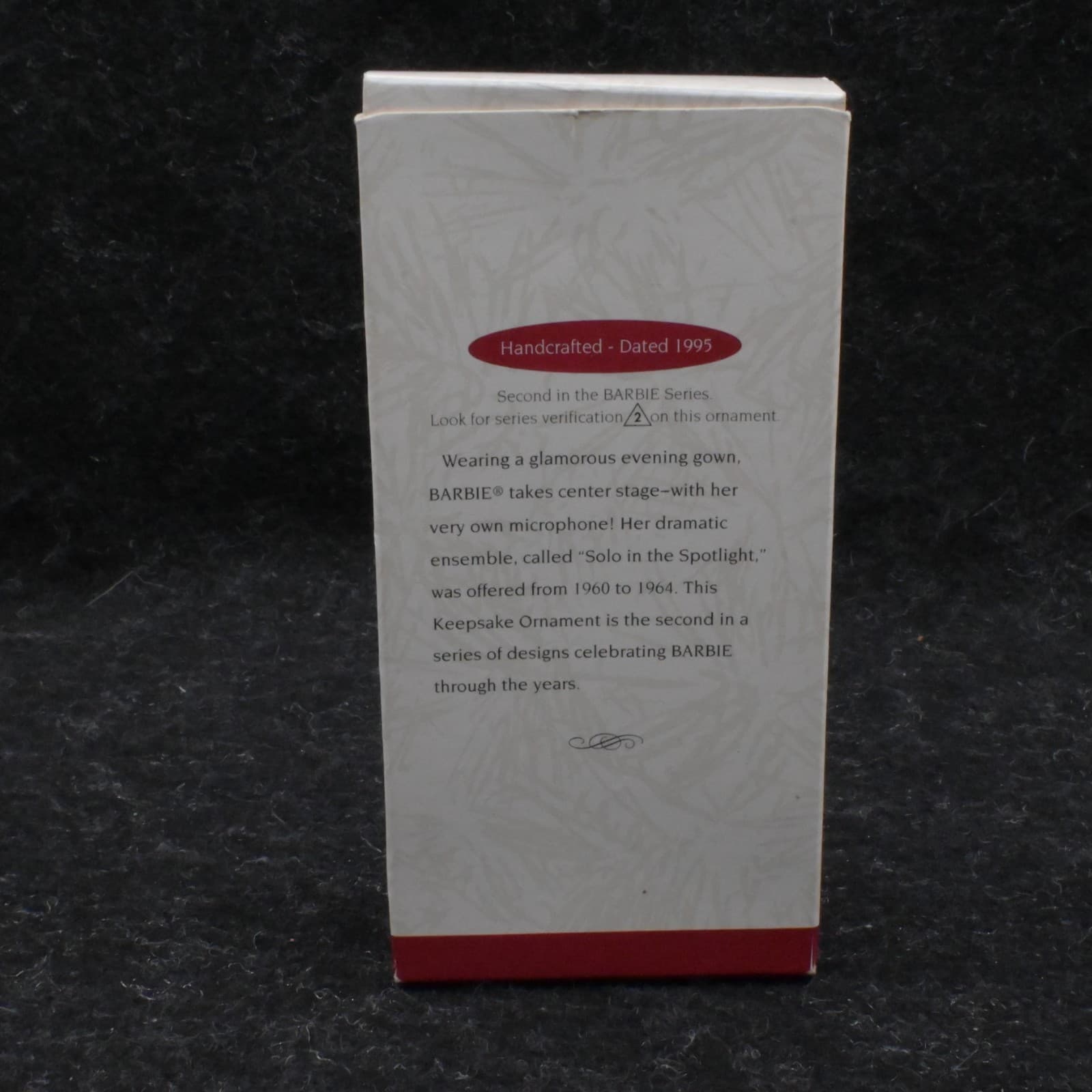 Hallmark Keepsake Barbie Solo in the Spotlight 1995 Ornament Collectors Series - Thumbnail 5