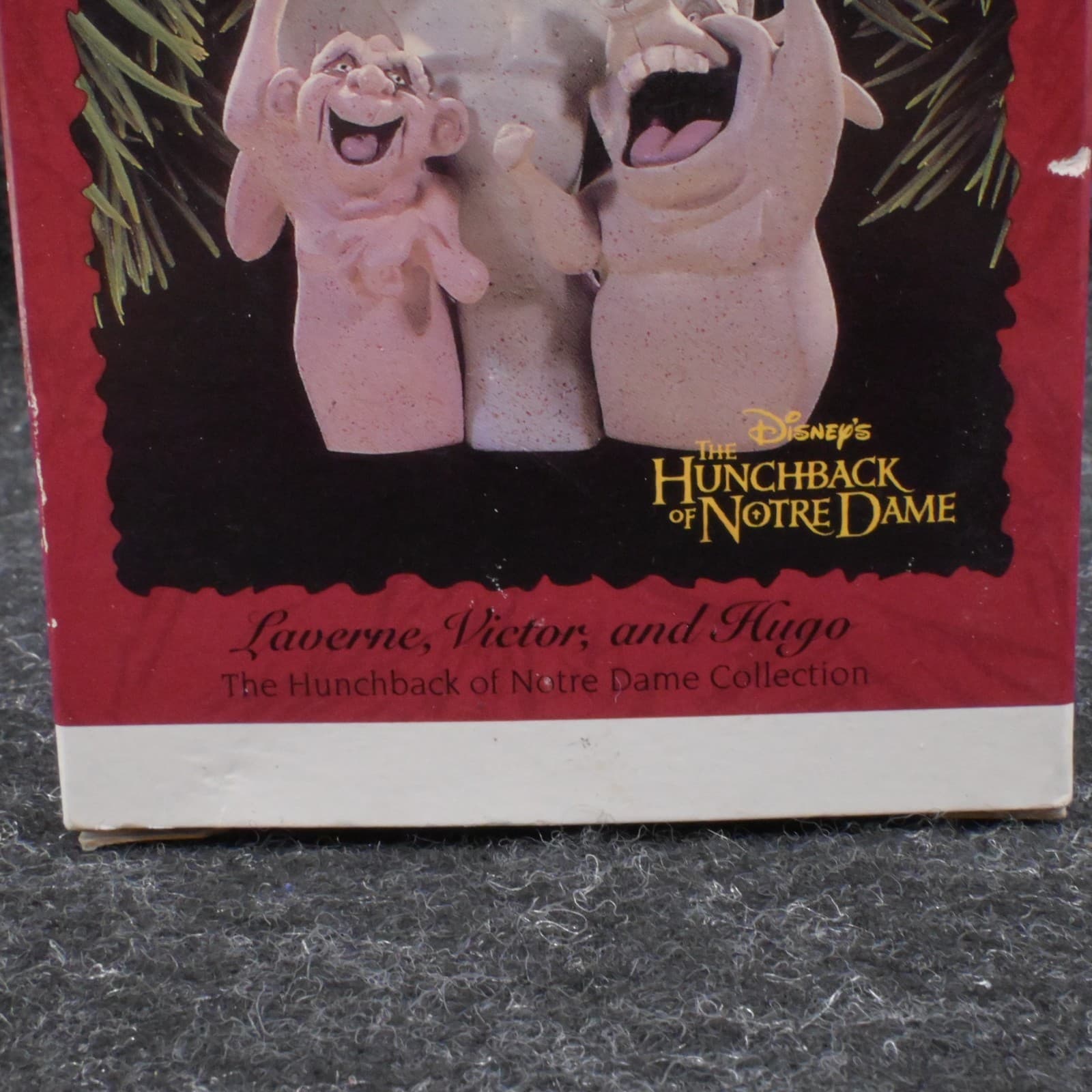 Hallmark Disney Hunchback of Notre Dame Laverne Victor Hugo Ornament 1996 Resin - Thumbnail 3