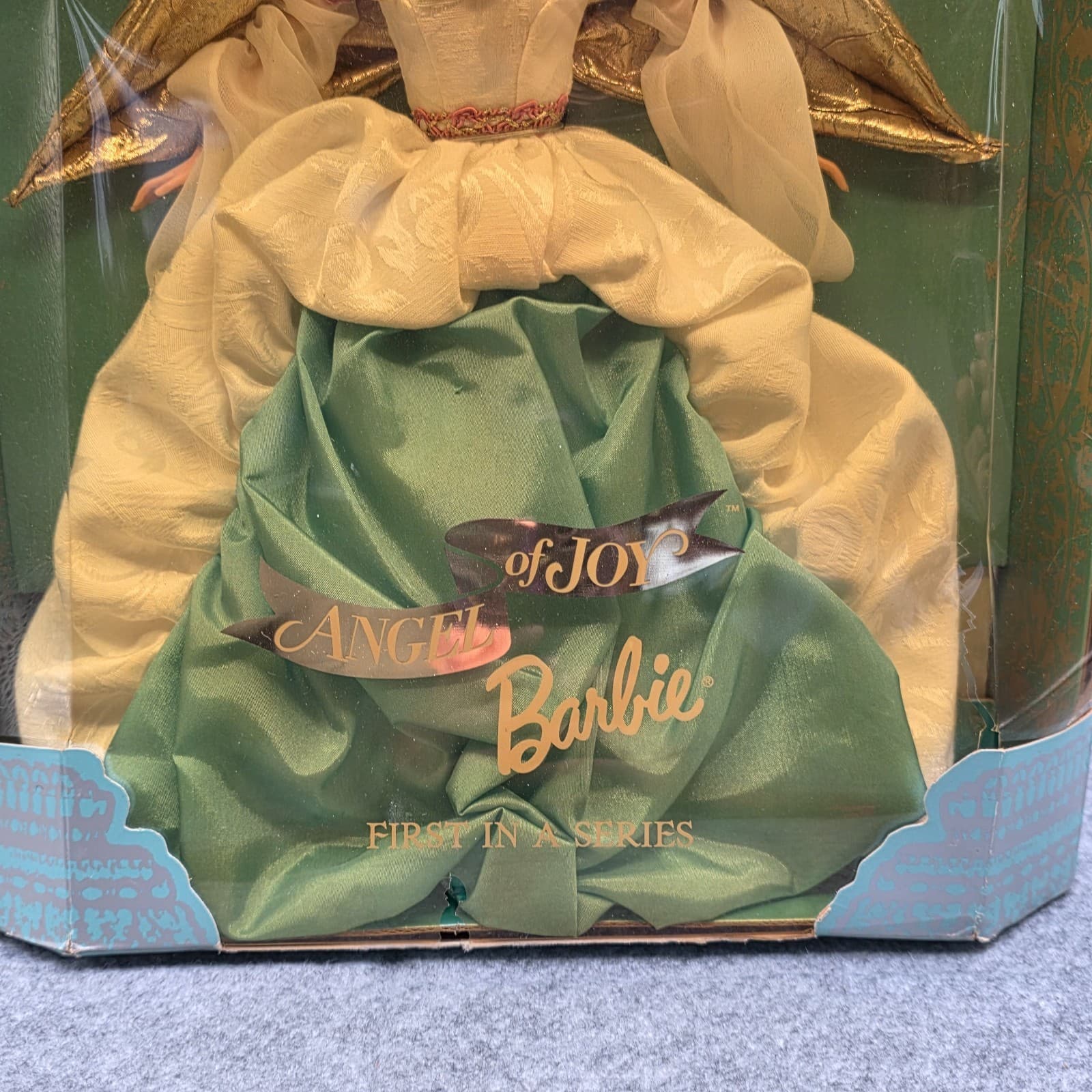 YELLOWED Mattel 1998 Barbie Angel of Joy Doll #19633 Timeless Sentiments Vintage - Thumbnail 2