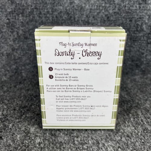 NO BULB Scentsy Plug-in Warmer, Color Is Dandy Cherry, Brand New In Box - Thumbnail 4