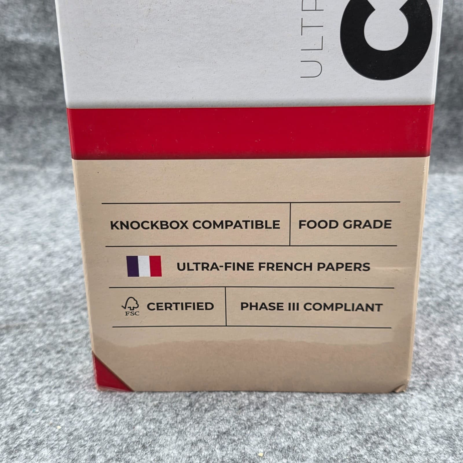 CUSTOM CONES USA STATE FLOWER WHITE PAPER 28MM M FINISH FILTER 800 COUNT - Thumbnail 2
