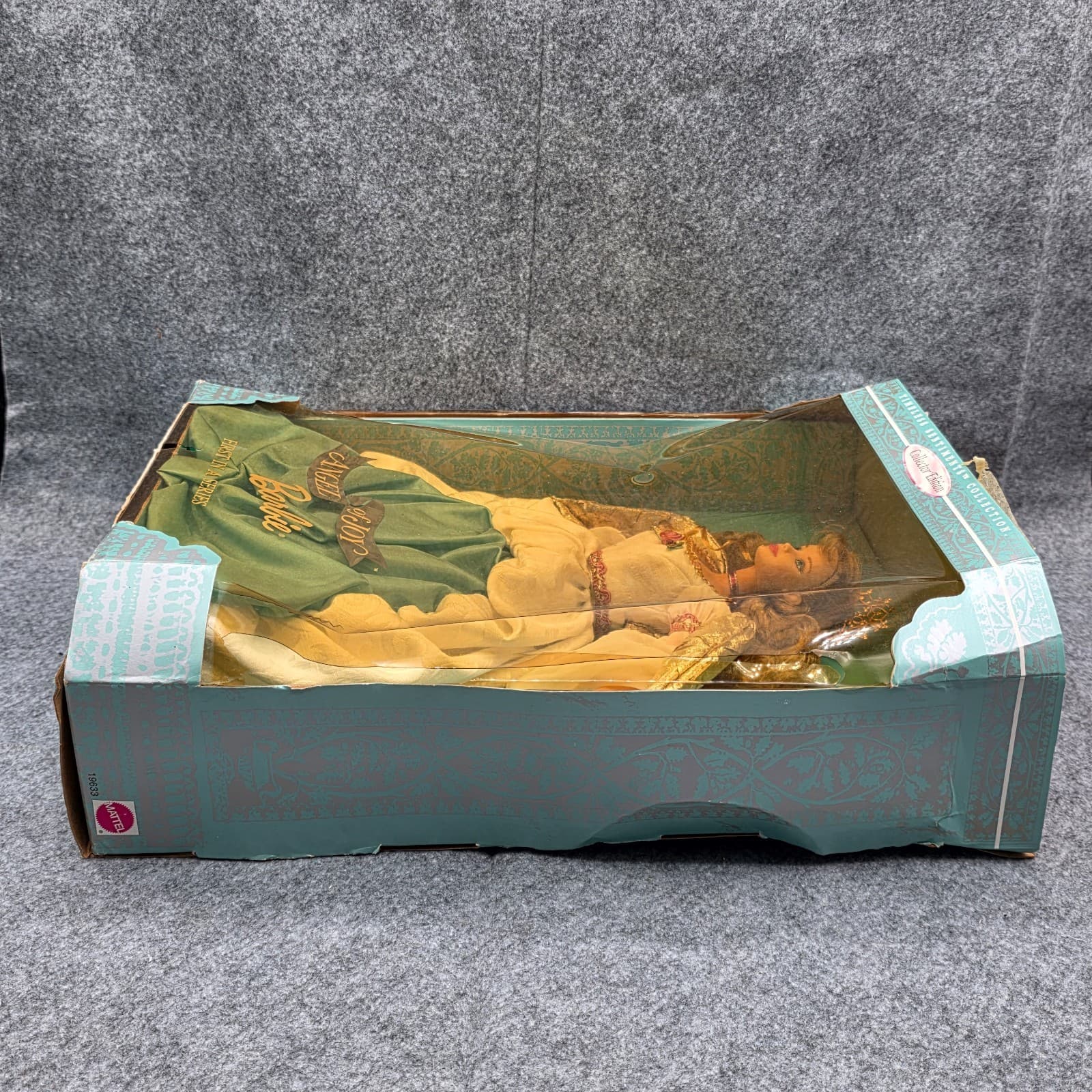 YELLOWED Mattel 1998 Barbie Angel of Joy Doll #19633 Timeless Sentiments Vintage - Thumbnail 9
