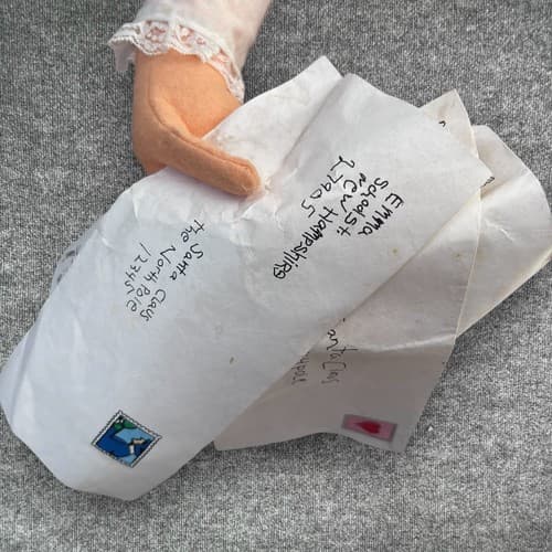 VTG 2000s AnnaLee Mobilitee 31” Large Mrs. Claus Reading Christmas Letters Rare - Thumbnail 5