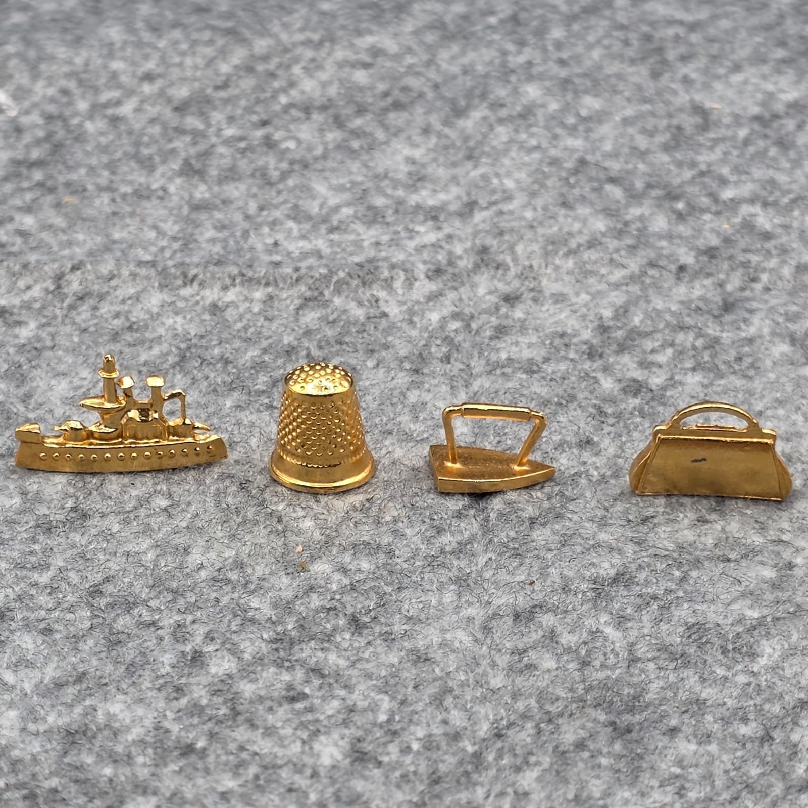 Vintage 1991 Franklin Mint Monopoly Collector's Edition 7 Pieces Tokens - Thumbnail 3