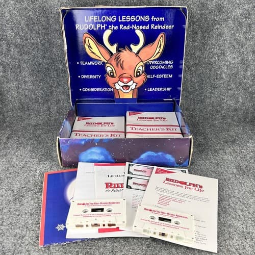 VTG Rudolphs Red Nosed Reindeer Lessons for Life 6 Teachers Kits In Promo Box - Thumbnail 2