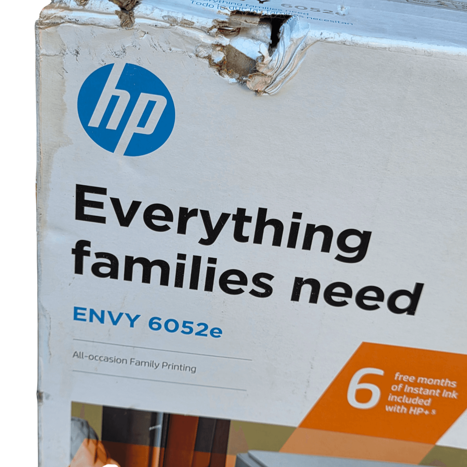 HP HP ENVY 6052e All-in-One Wireless Color Inkjet Printer White - Thumbnail 2